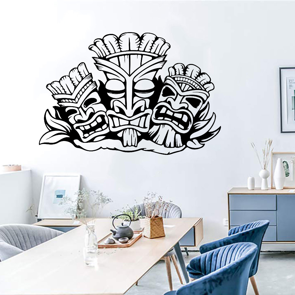 Baby Nursery Wall Mural - Hawaiian Totem Wall Sticker Aloha Hawaii