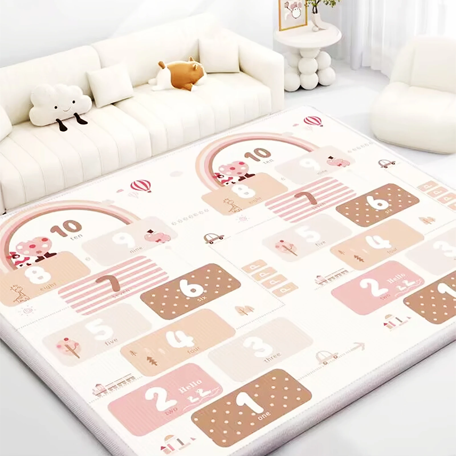 Soft Rug Nursery - Thicken 1/0.5cm Children's Patterns Baby Play