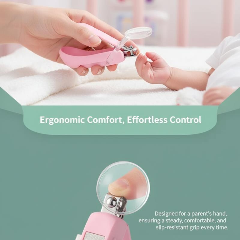 Baby Nursery Unit - Baby Nail Clippers with Magnifying Glass