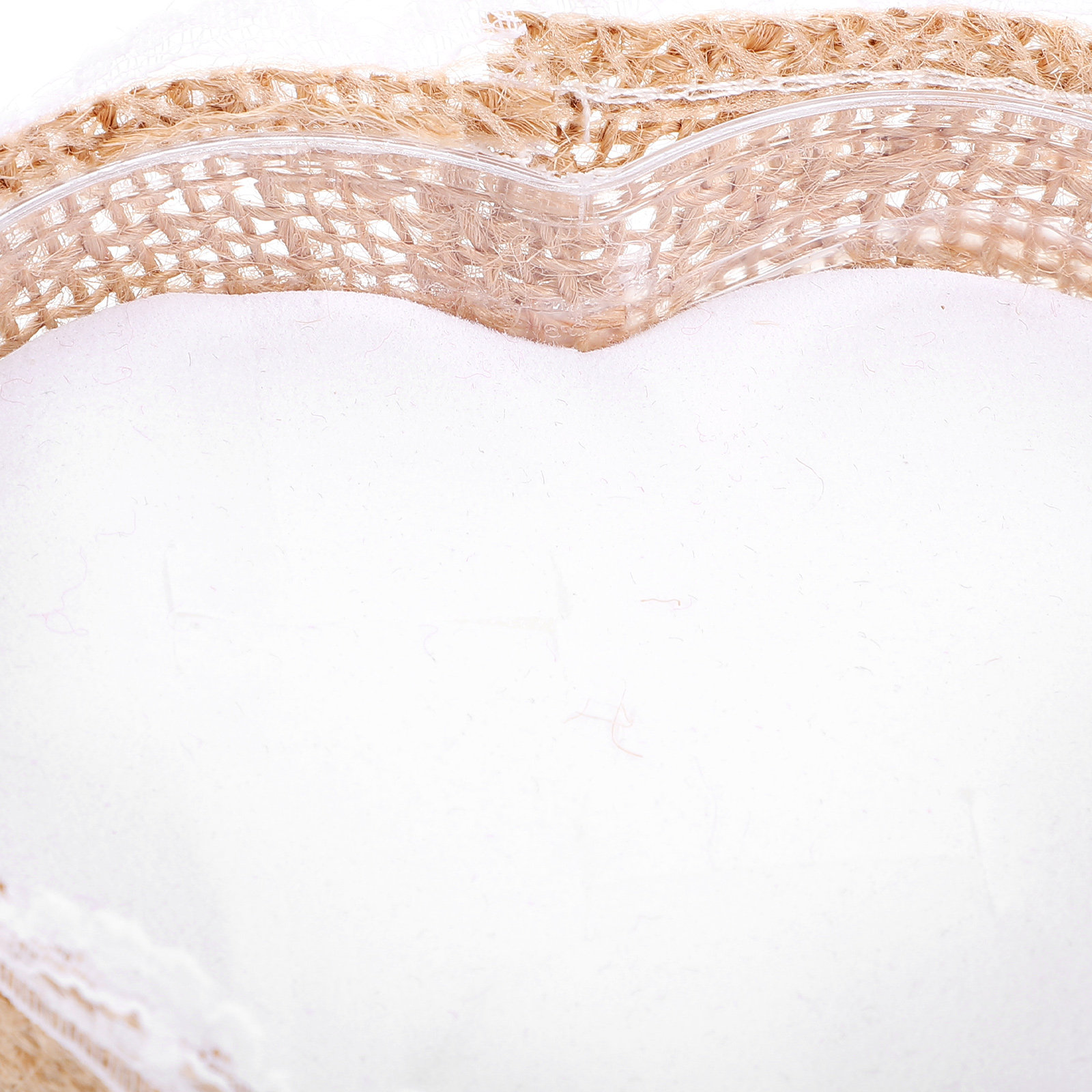 Storage Basket Fabric - Delicate Wedding Ring Basket Rustic Wooden