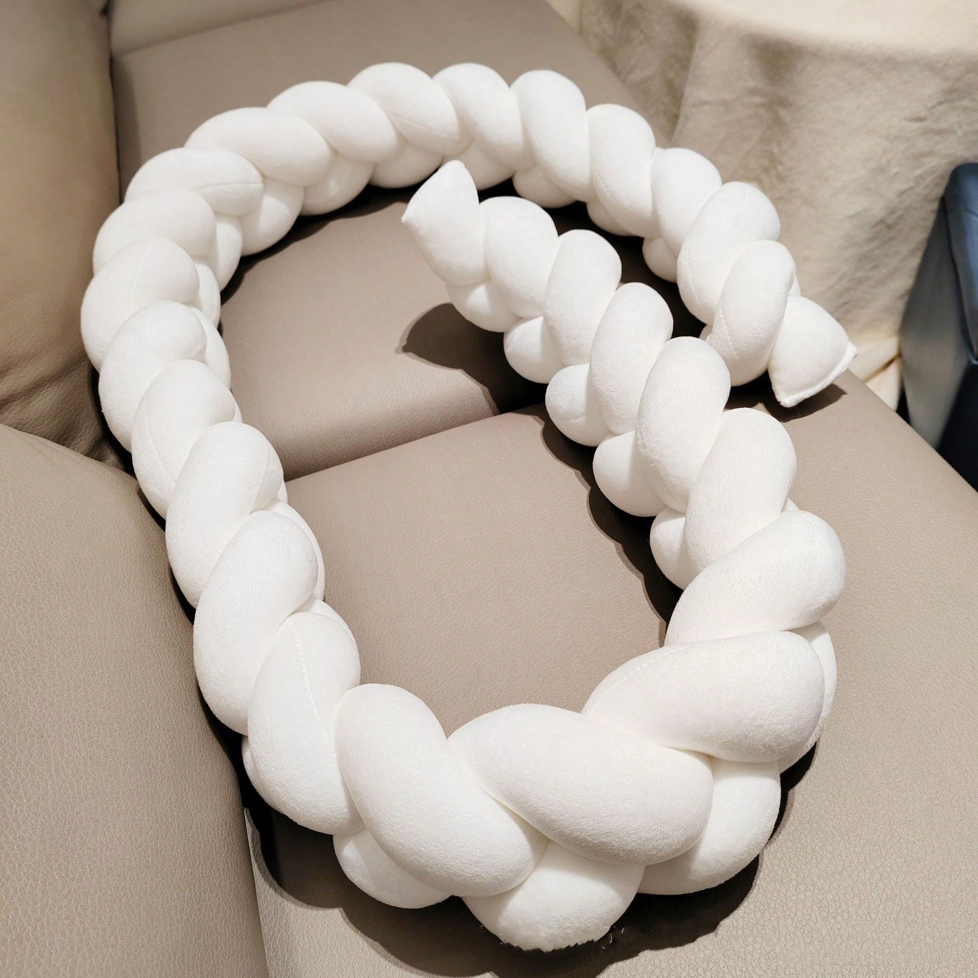 Baby Nursery Pillow - 1M/2M/3M Knot Braid Bumper Infant Cradle