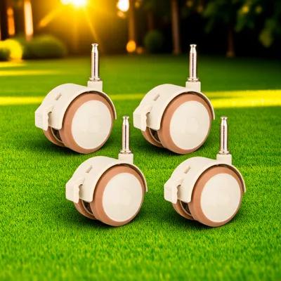 Baby Nursery Cart - 4Pcs Baby Crib Locking Casters Silent