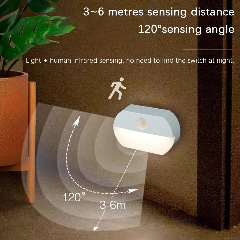 Baby Nursery Lamp - LED Human Body Sensing Night Lights