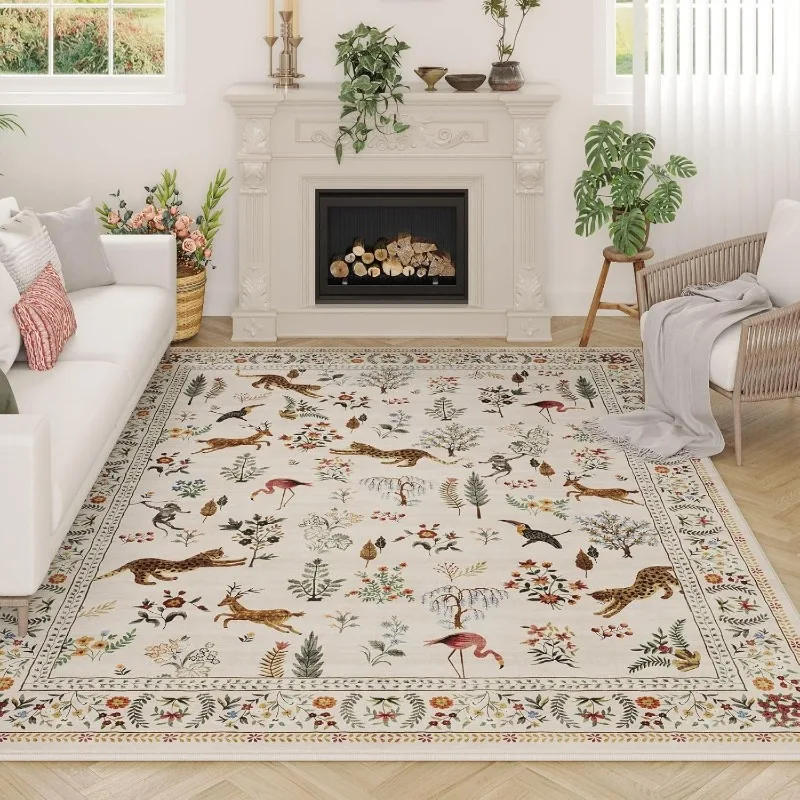 Carpet for Living Room Floral  - Soft Rug Nursery review and price