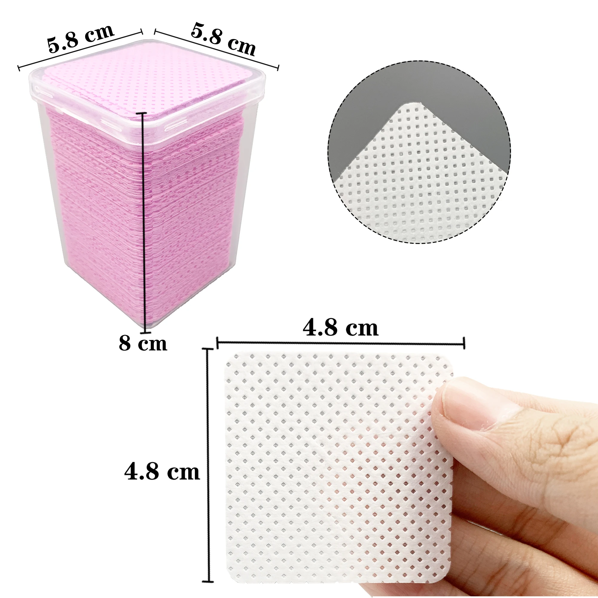 200Pcs/Box Lint Free Nail Wipe - Storage Basket Fabric review and price