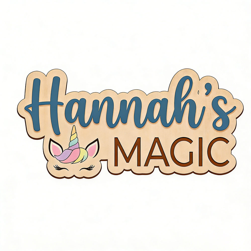 Custom Unicorn Magic Name Door - Baby Nursery Themes Girl review and price