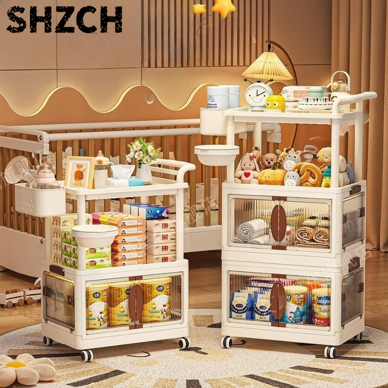 Multi-layer Baby Supplies Stor - Baby Nursery Cart review and price