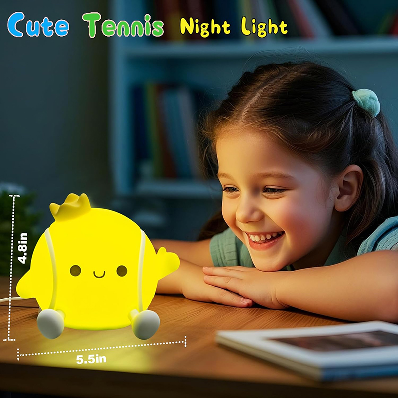Cute Tennis Night Light Silico - Baby Nursery Lamp review and price