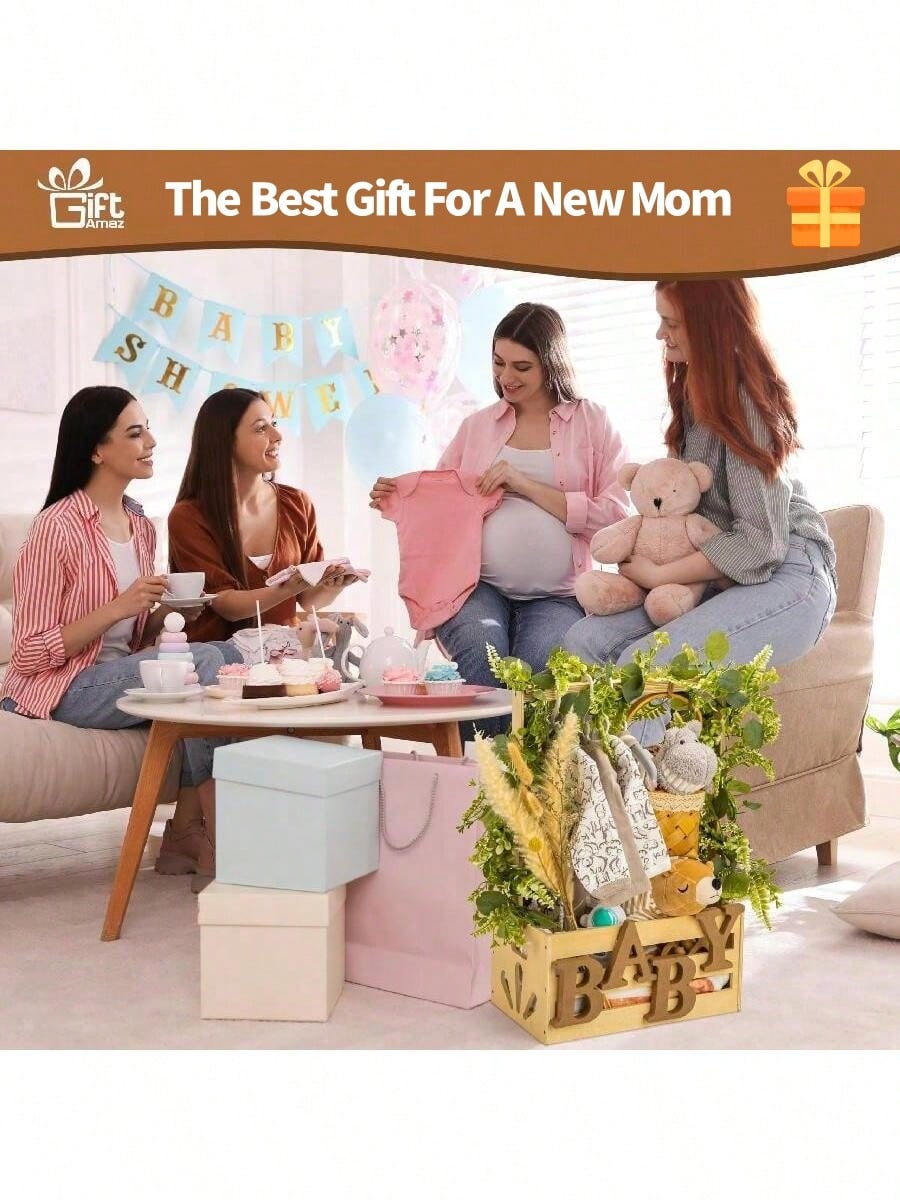Baby Shower Crate Box With Han - Baby Nursery Unit review and price