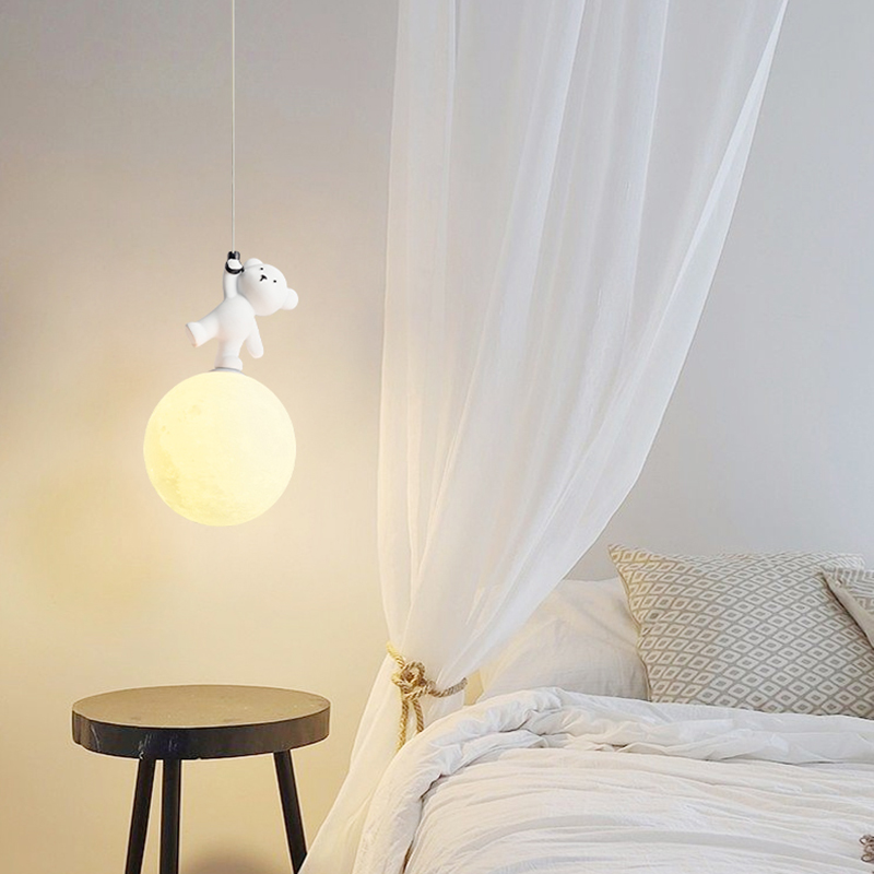 Bear Lamp Cartoon Nursery Room - Baby Nursery Light Fixture review and price