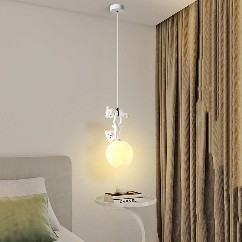 Bear Lamp Cartoon Nursery Room - Baby Nursery Light Fixture review and price