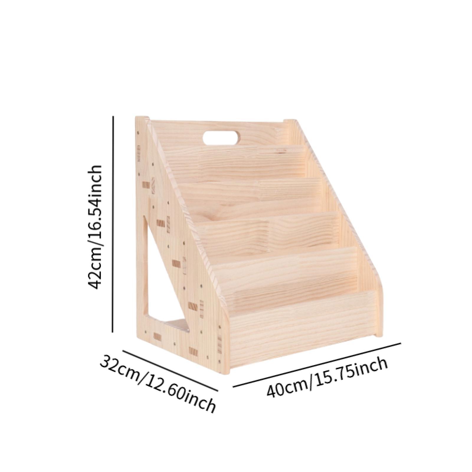 Kids Bookshelf Wooden Storage  - Baby Nursery Unit review and price