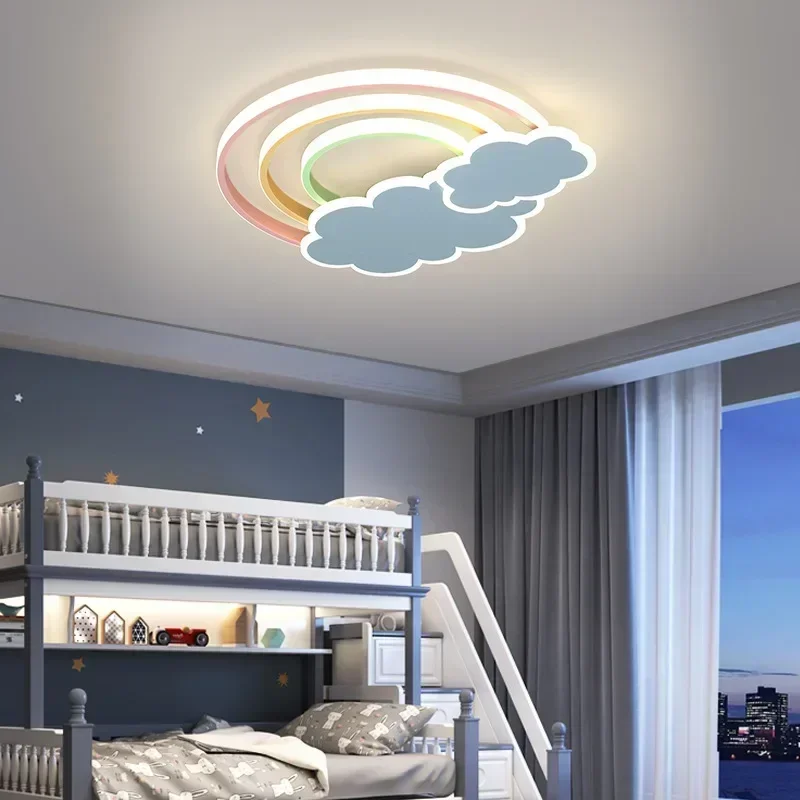 Modern Minimalist Rainbow Clou - Baby Nursery Light Fixture review and price