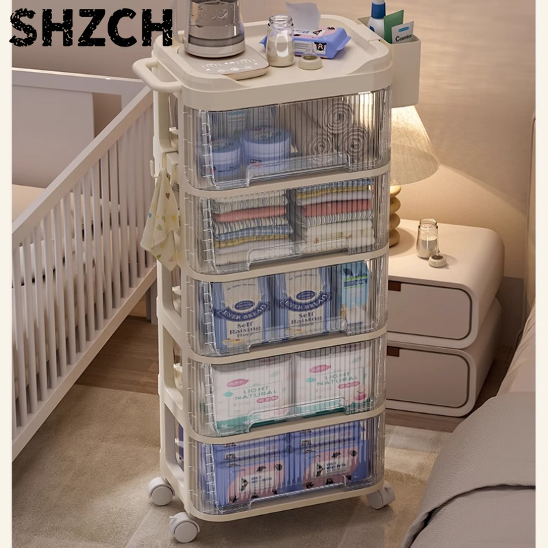 Multi-layer Rolling Baby Cart  - Baby Nursery Cart review and price