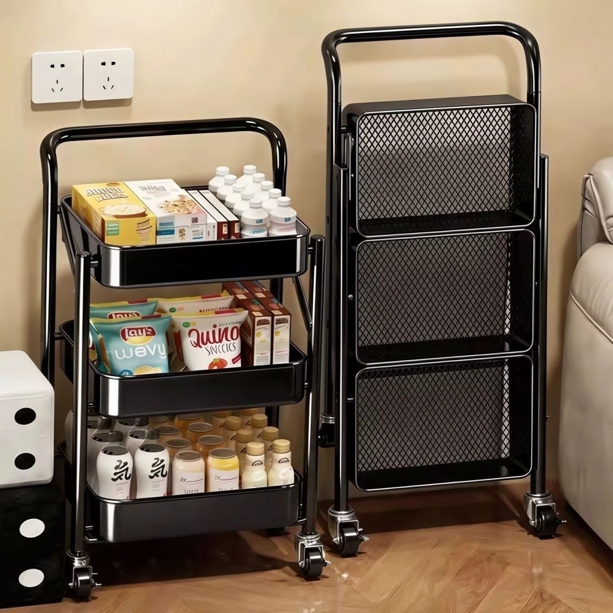Multi-Scene Rolling Storage Ca - Baby Nursery Cart review and price