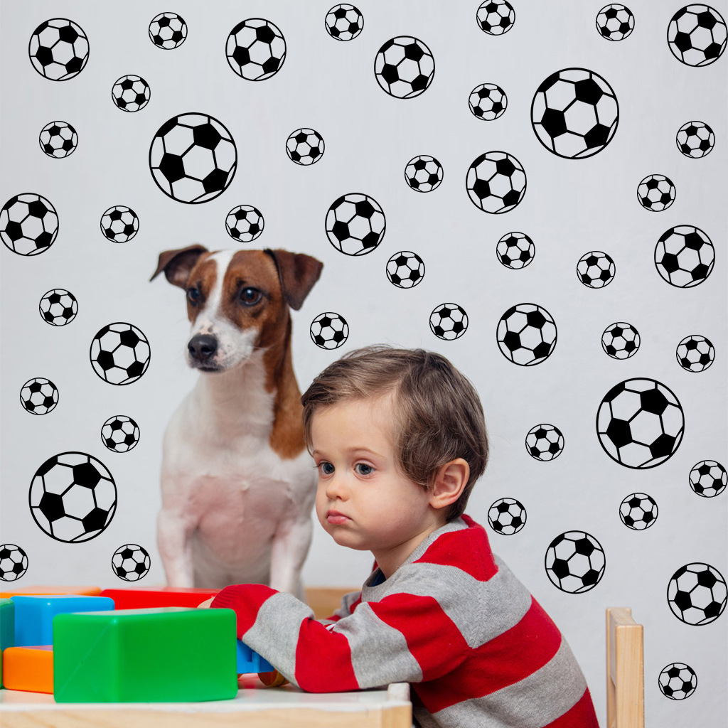43Pcs Football Wall Stickers F - Baby Nursery Wall Mural review and price