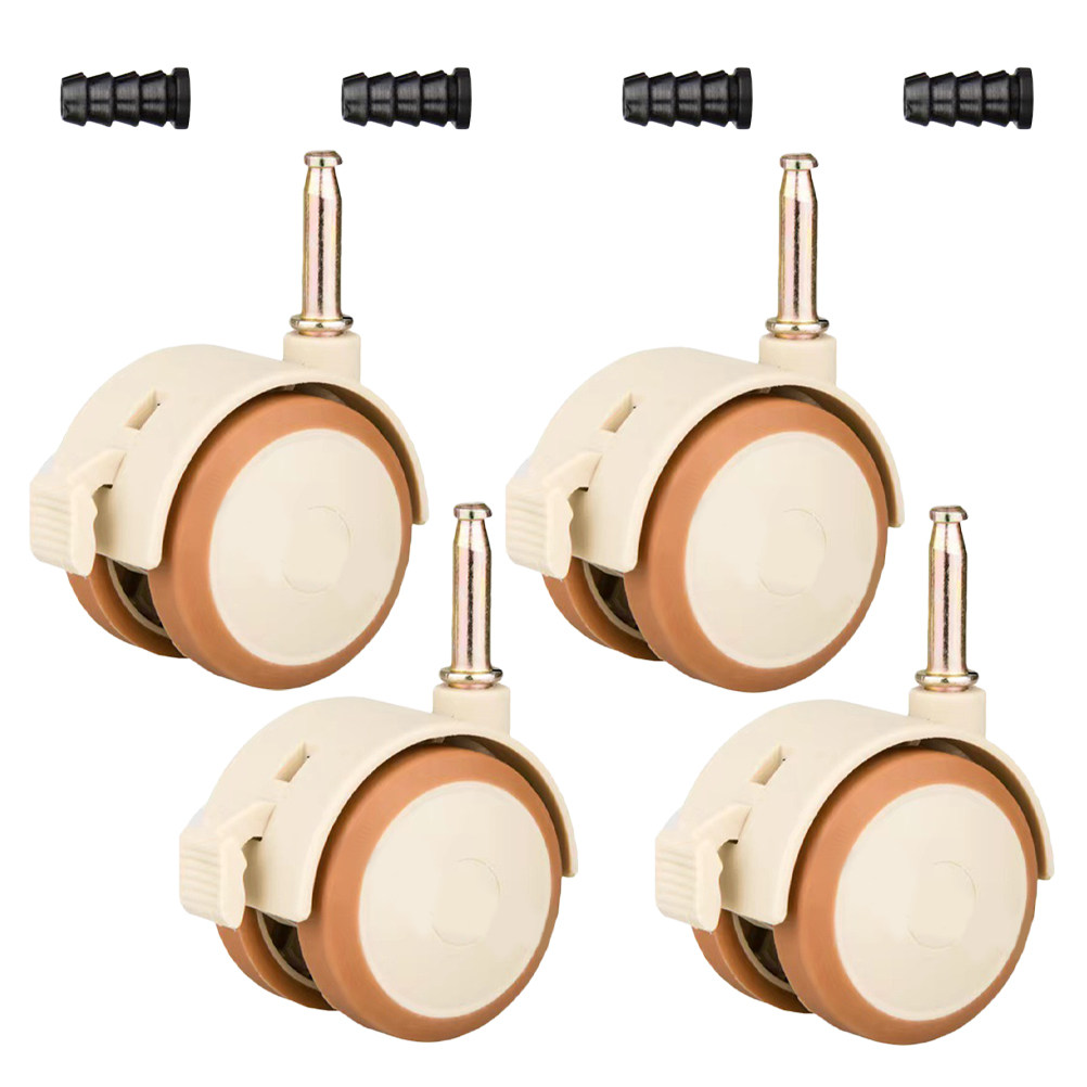 4Pcs Rubber Swivel Caster Whee - Baby Nursery Cart review and price