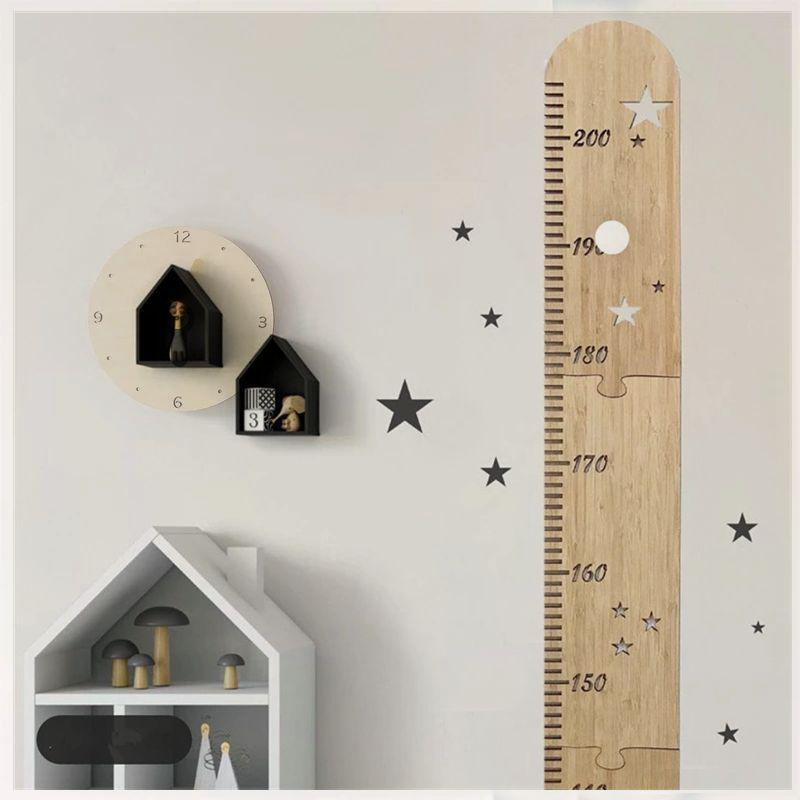 5 Sheets Nordic Wooden Kids He - Baby Nursery Wall Mural review and price