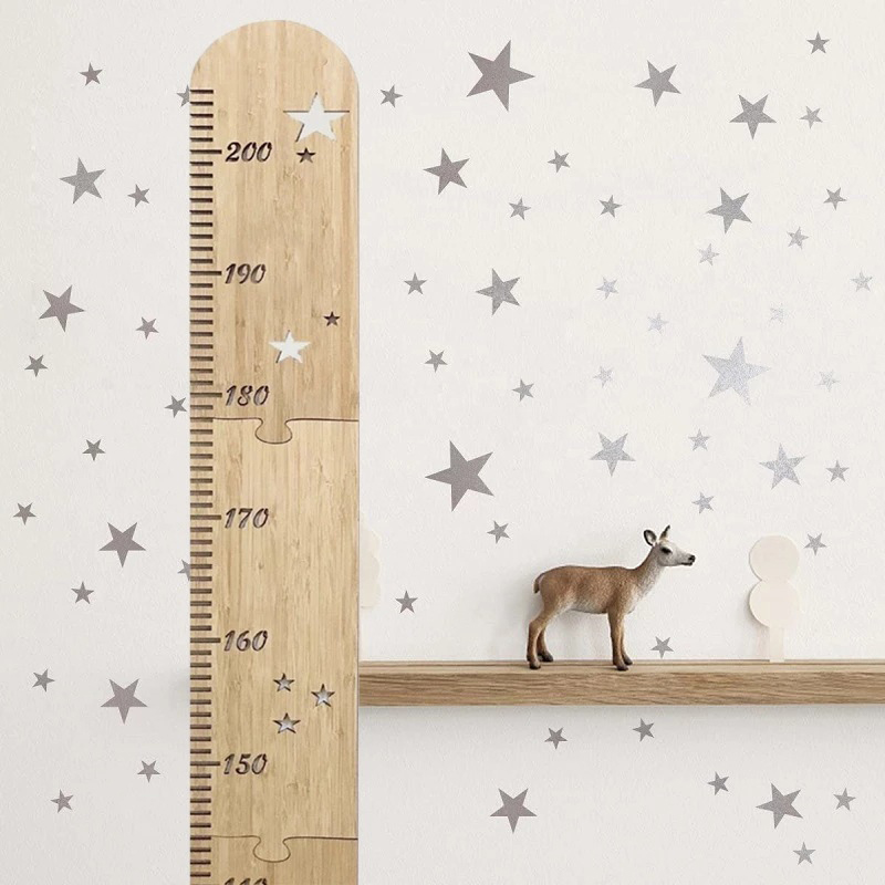 5 Sheets Nordic Wooden Kids He - Baby Nursery Wall Mural review and price
