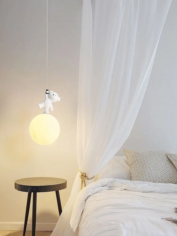 Bear Lamp Cartoon Nursery Room - Baby Nursery Light Fixture review and price