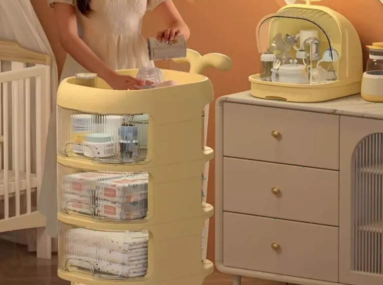 Factory Direct 2026 3-Tier Bab - Baby Nursery Cart review and price