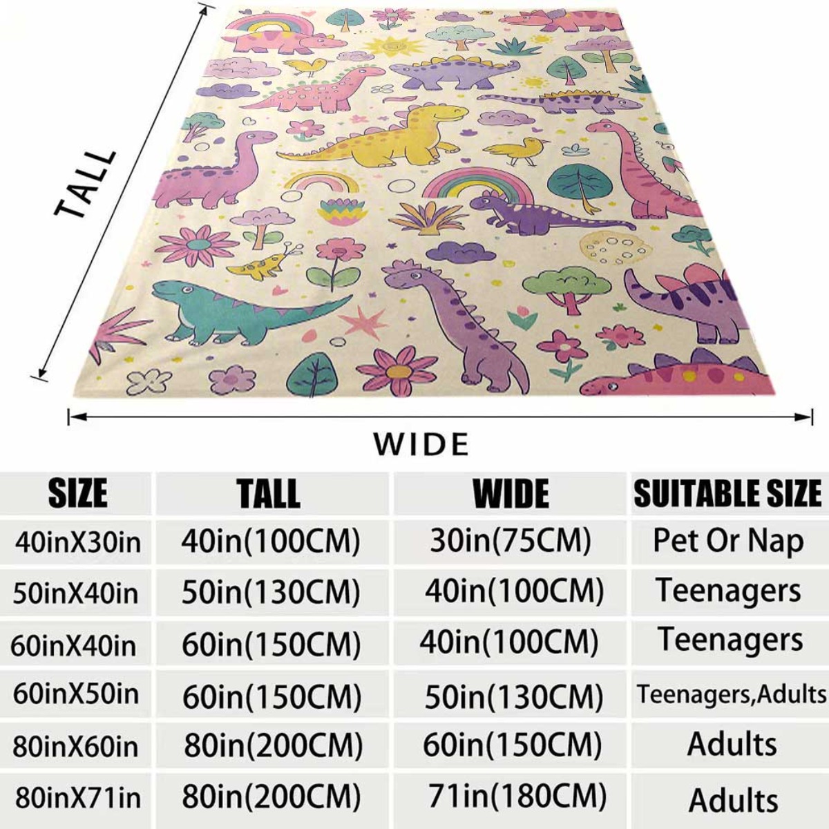 Super Cute Dinosaur Rainbow Th - Baby Nursery Themes Girl review and price