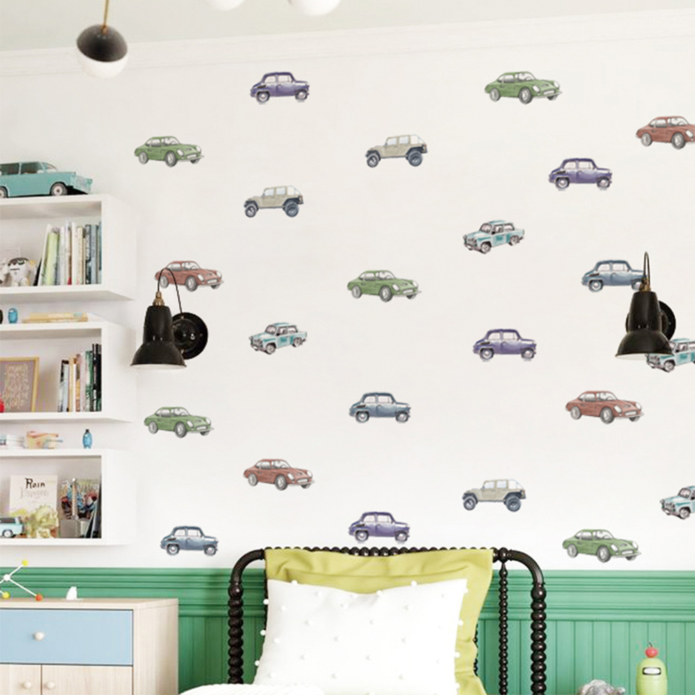 Cartoon Kids Transport Car Tru - Baby Nursery Wall Mural review and price