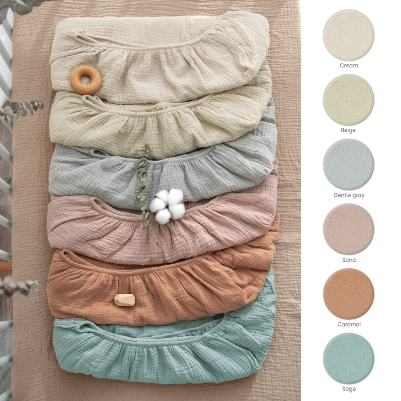 Soft Breathable Muslin Cotton  - Baby Nursery Pillow review and price