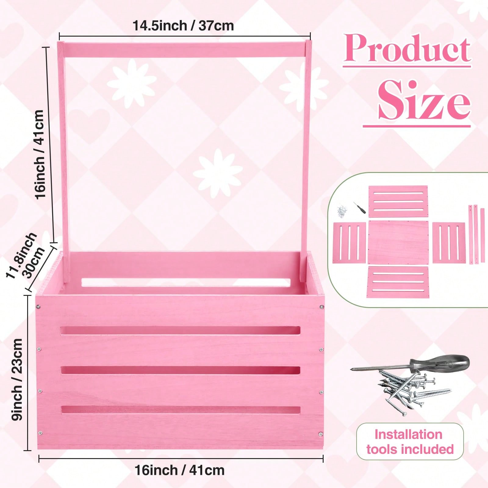 Wooden Baby Shower Crate Close - Baby Nursery Unit review and price