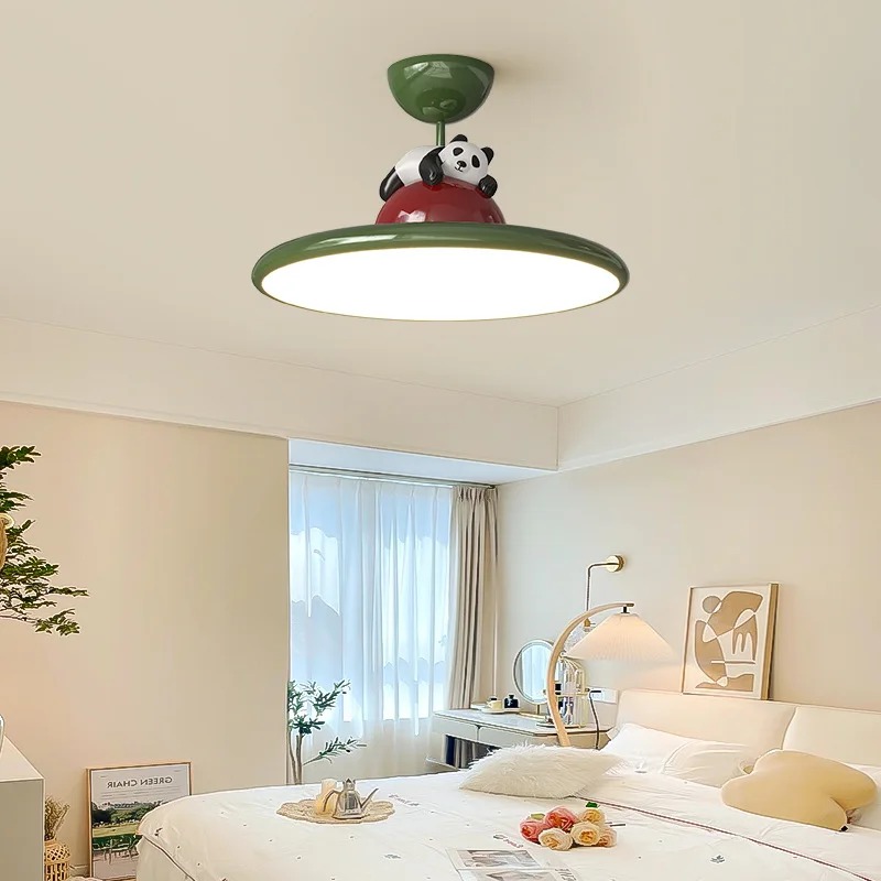 Cartoon Cream Style Panda LED  - Baby Nursery Light Fixture review and price