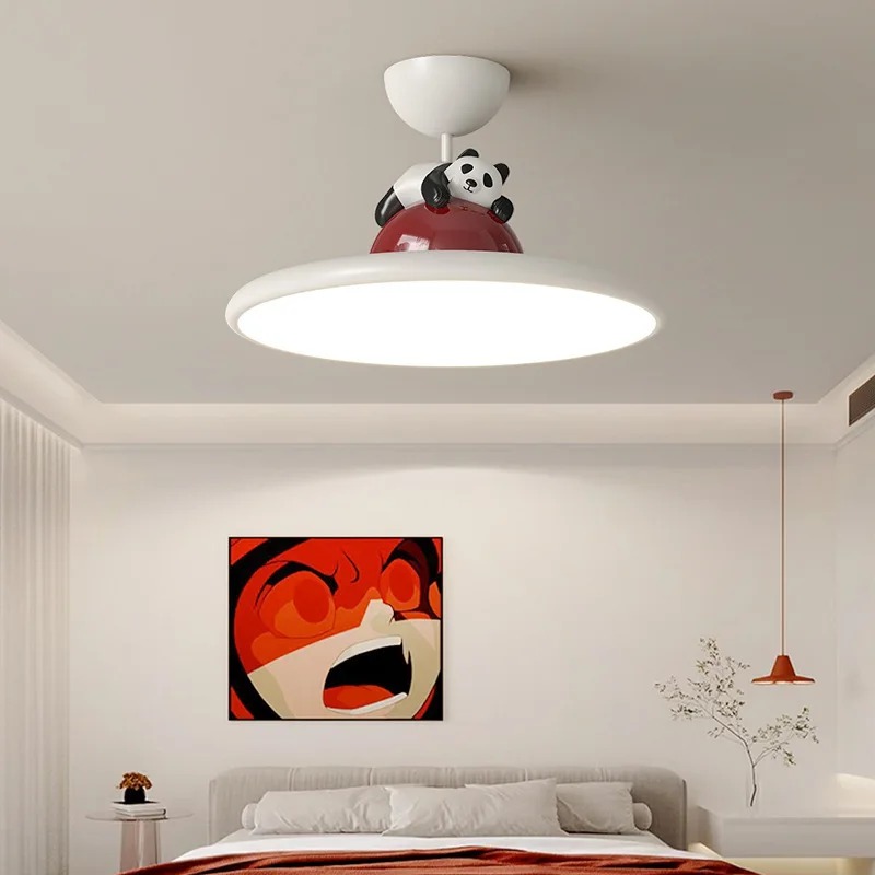 Cartoon Cream Style Panda LED  - Baby Nursery Light Fixture review and price