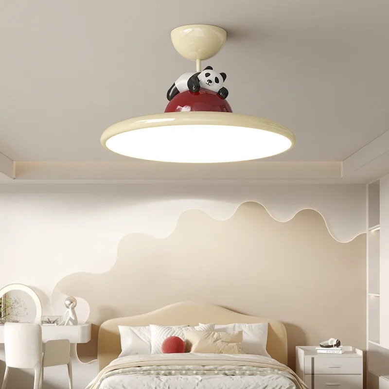 Cartoon Cream Style Panda LED  - Baby Nursery Light Fixture review and price