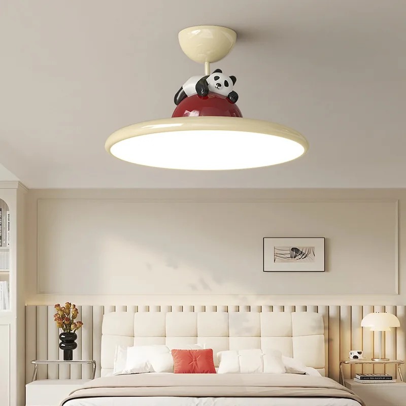 Cartoon Cream Style Panda LED  - Baby Nursery Light Fixture review and price