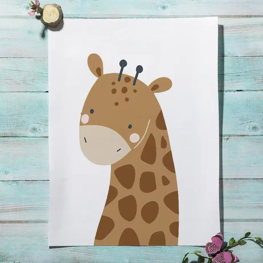 Rainbow Sun Lion Dinosaur Alph - Baby Nursery Animal Pictures review and price