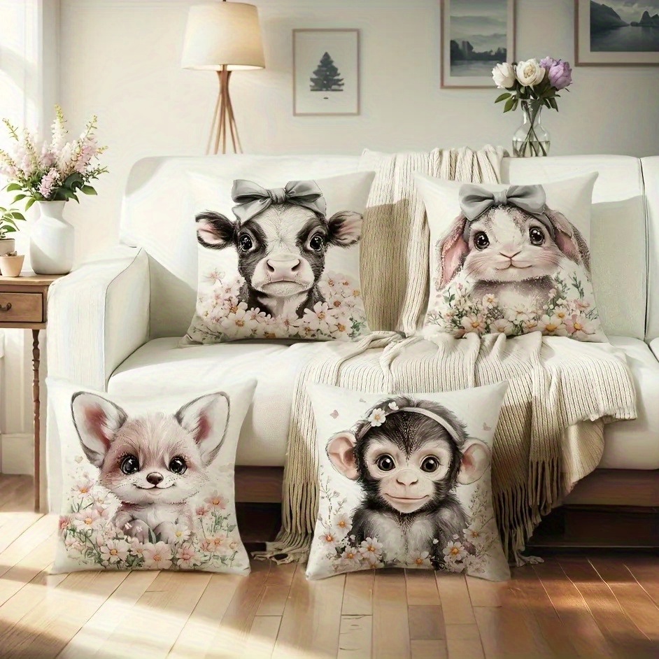 Cute Baby Farm Animal Throw Pi - Baby Nursery Pillow review and price