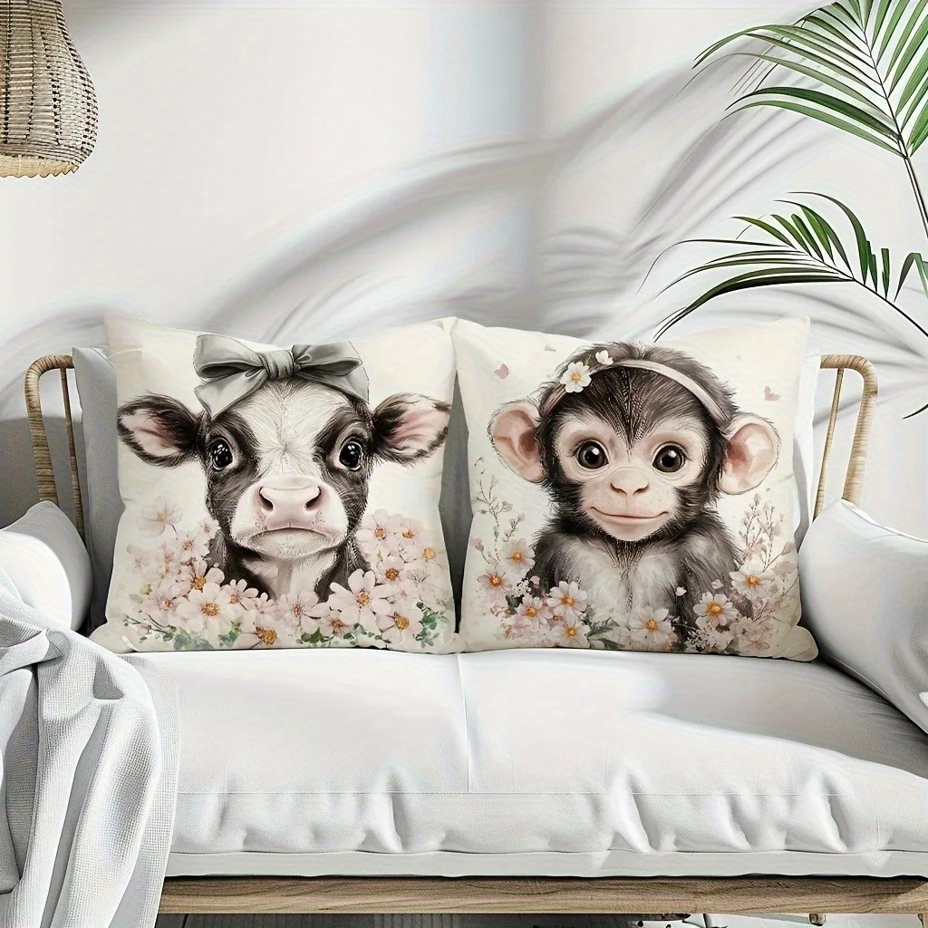 Cute Baby Farm Animal Throw Pi - Baby Nursery Pillow review and price