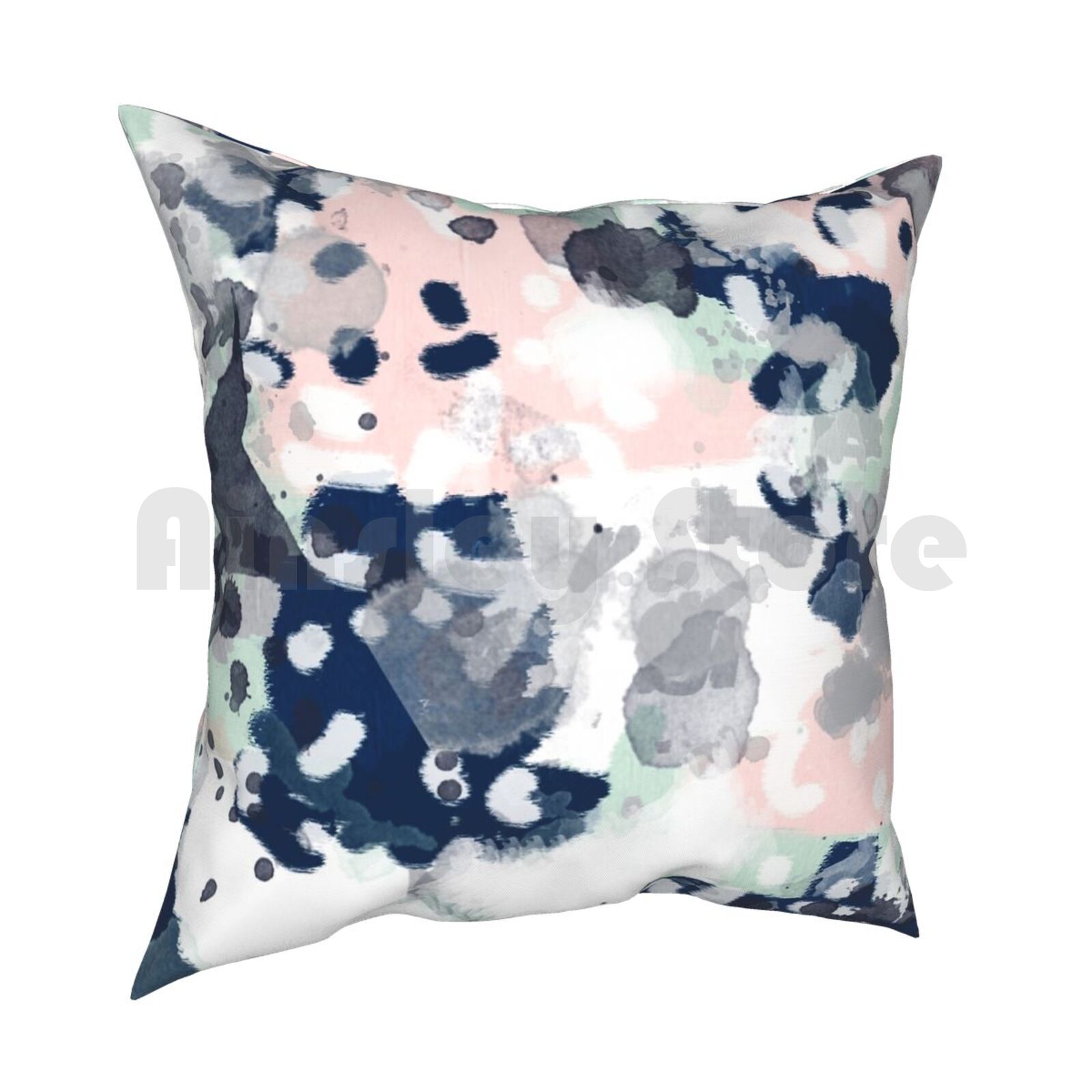 Melia-Abstract Minimal Paintin - Baby Nursery Pillow review and price