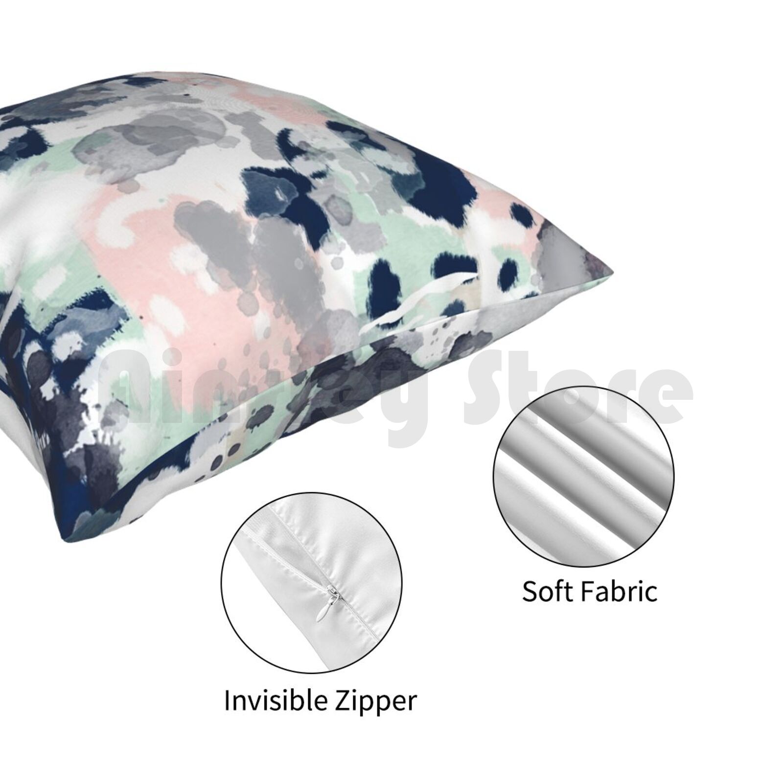 Melia-Abstract Minimal Paintin - Baby Nursery Pillow review and price