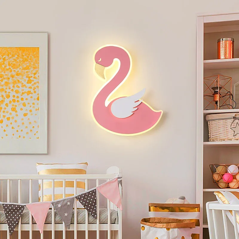 Flamingo LED Wall Lamp, Nordic - Baby Nursery Light Fixture review and price