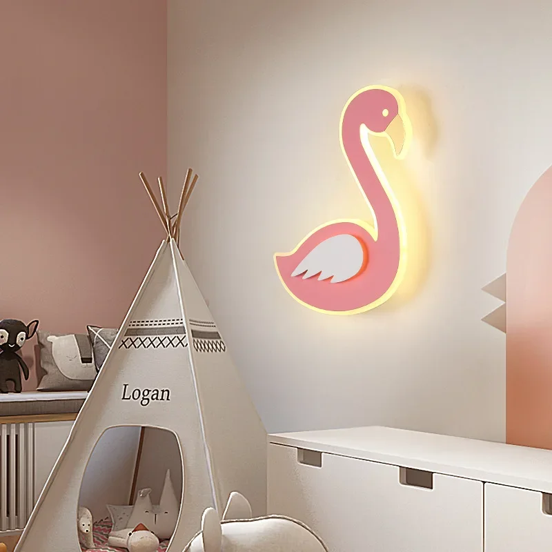 Flamingo LED Wall Lamp, Nordic - Baby Nursery Light Fixture review and price