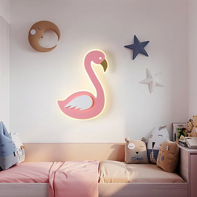 Flamingo LED Wall Lamp, Nordic - Baby Nursery Light Fixture review and price