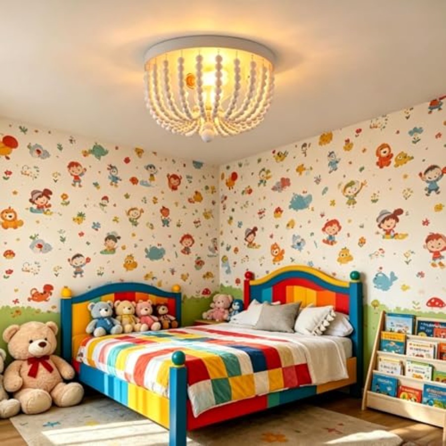 Flush Mount Ceiling Light Fixt - Baby Nursery Light Fixture review and price
