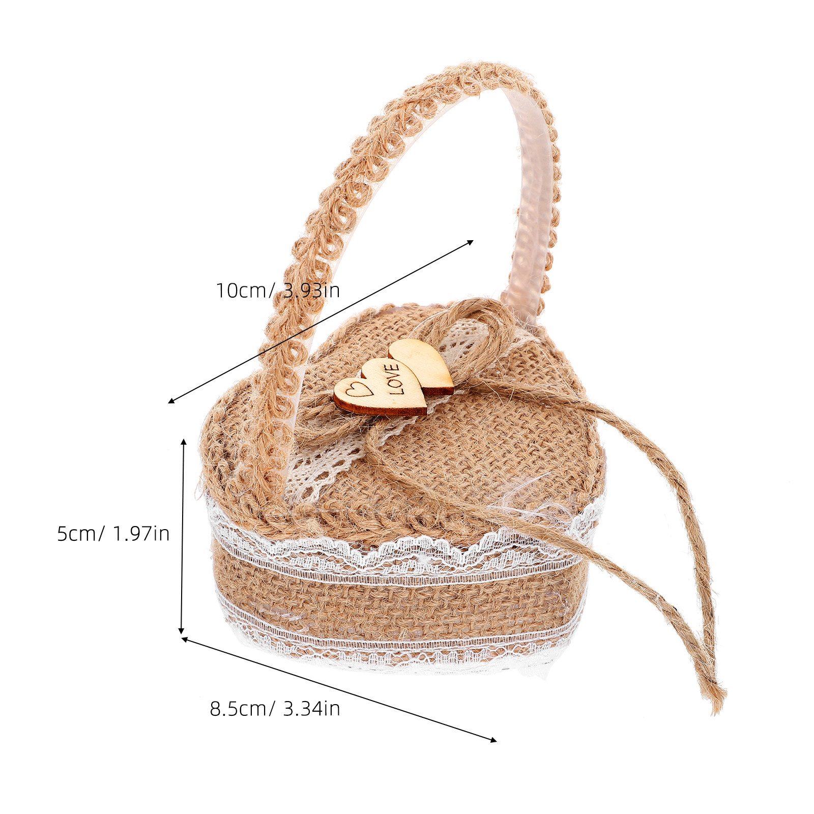 Delicate Wedding Ring Basket R - Storage Basket Fabric review and price