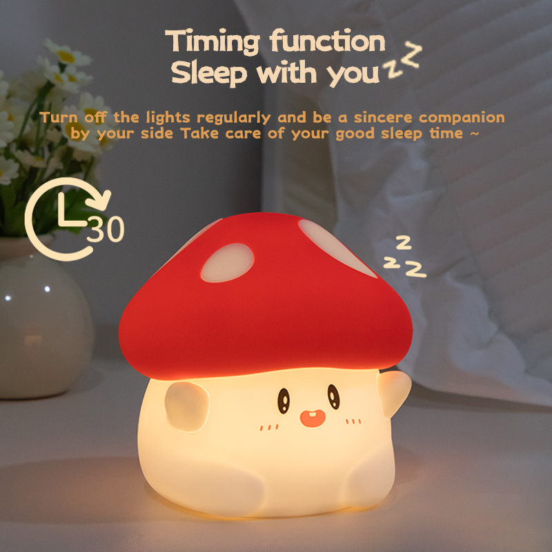 Mushroom Night Light LED Recha - Baby Nursery Lamp review and price