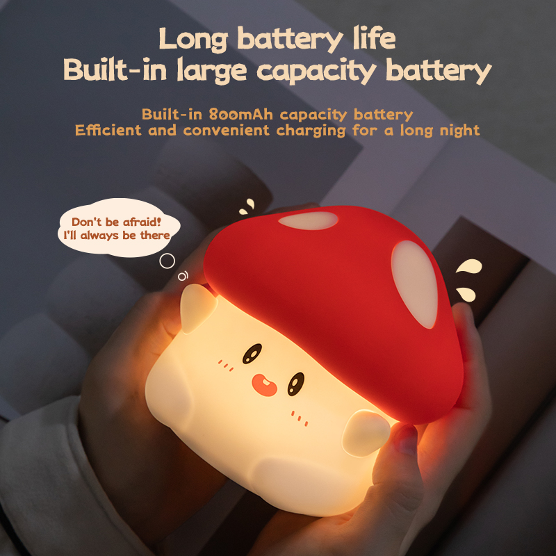 Mushroom Night Light LED Recha - Baby Nursery Lamp review and price
