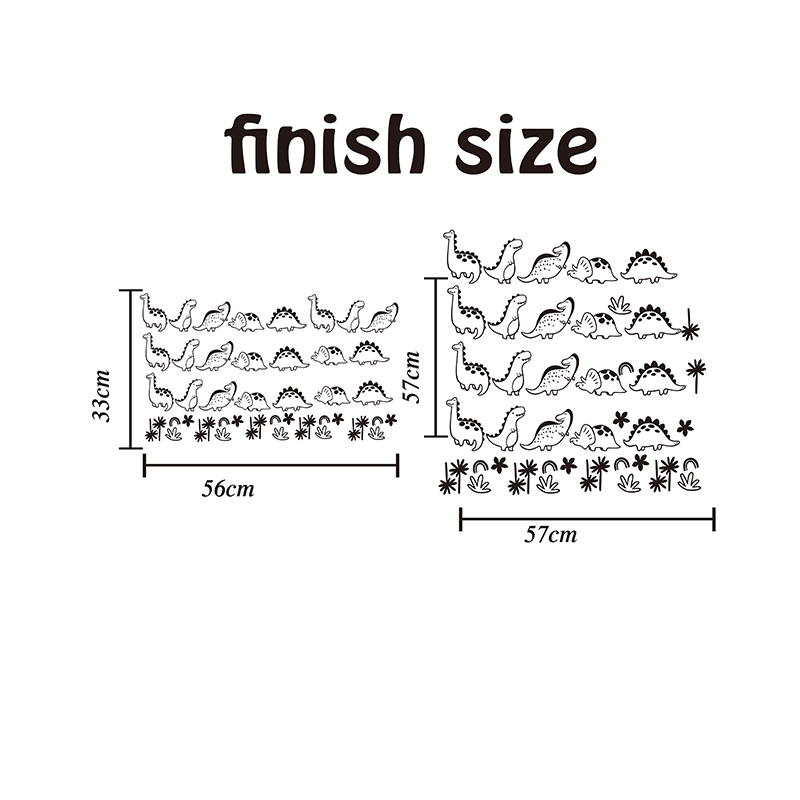 Geometric Dinosaur Tree Rainbo - Baby Nursery Vinyl Wall Stickers review and price