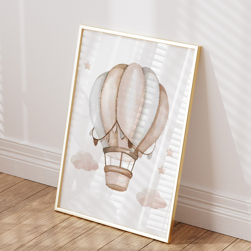 Cute Elephant Hot Balloon Moon - Baby Nursery Animal Pictures review and price