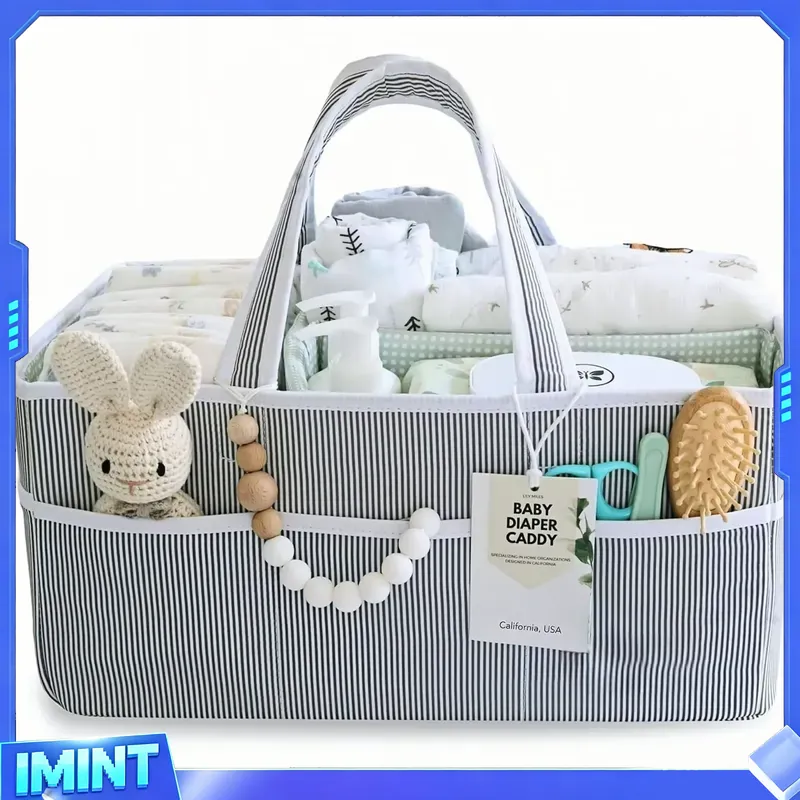 Fabric Diaper Caddy Organizer, - Storage Basket Fabric review and price