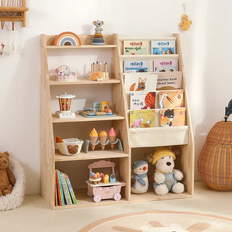 Kids 2-in-1 Toy Storage Rack a - Baby Nursery Unit review and price