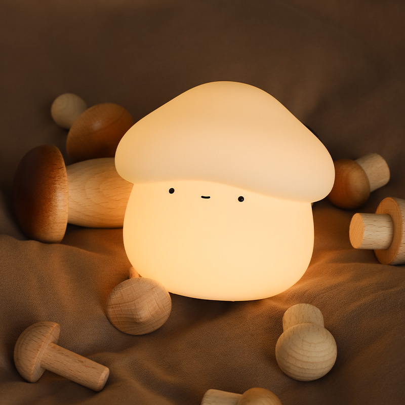 1Pcs Mushroom Head Silicone Ni - Baby Nursery Lamp review and price